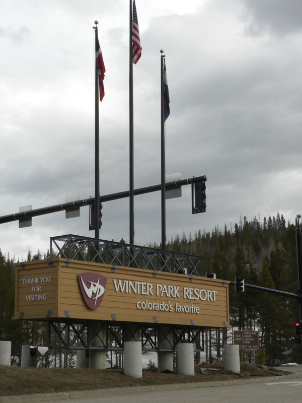 Winter Park Resort Entrance