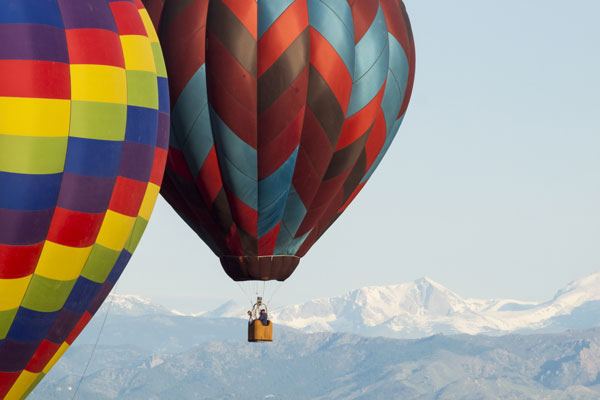 Hot air balloons