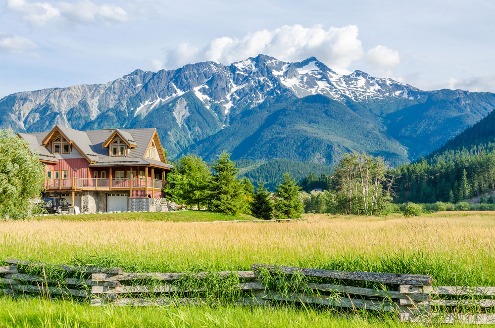 investment property cabin in the mountains