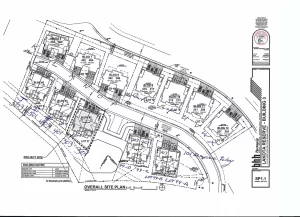 Plat map of homes in The Reserve by Lakota Winter Park