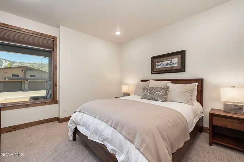 Bedroom with a street view in Winter Park Colorado